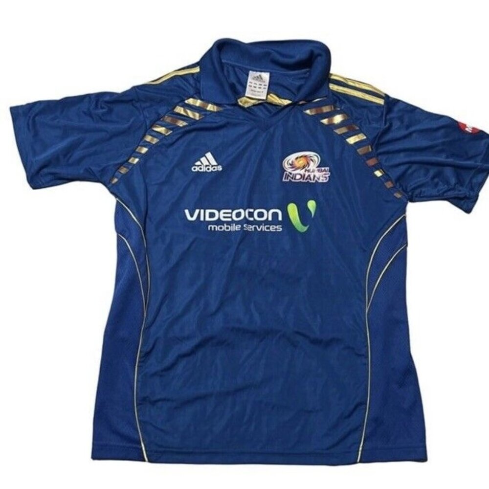 ADIDAS CLIMACOOL IPL MUMBAI INDIANS CRICKET TEAM JERSEY IN SIZE L